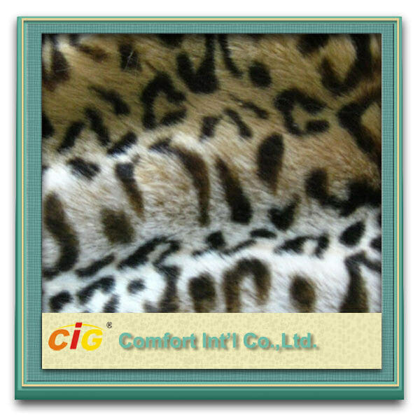 Leopard Faux Fur Fabric