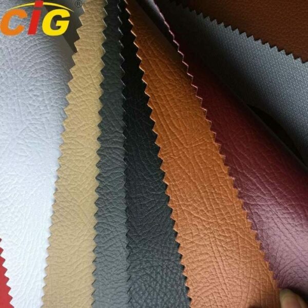 جلد صناعي PVC متعدد الألوان للأحذية